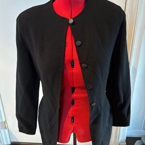 Donna Karan Elegant Black Jacket - Woman’s Size 10